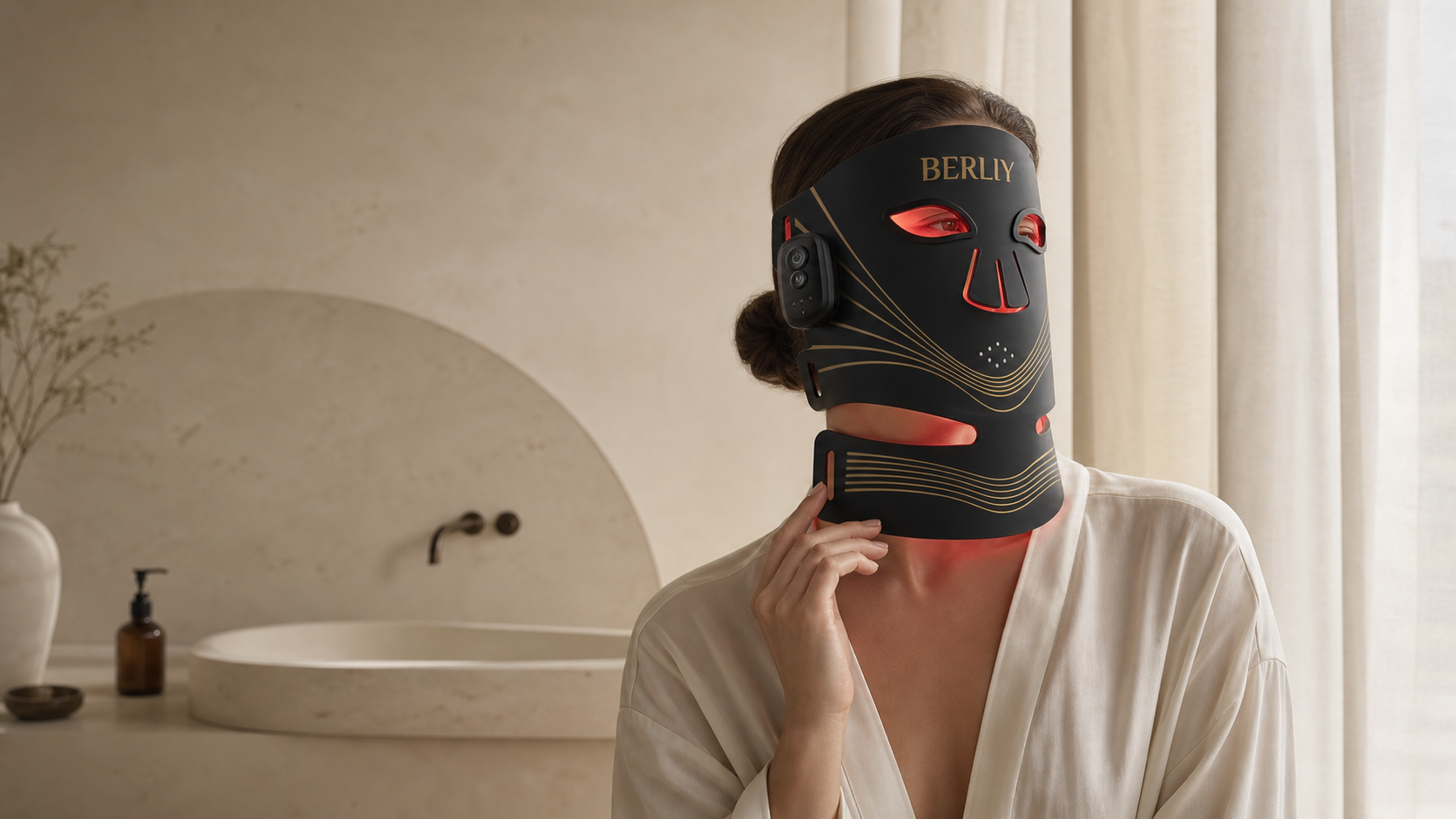 BERLIY face and neck LED mask ritual